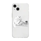 gemers_wayの白クマの晩餐 Soft Clear Smartphone Case