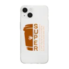 Only my styleのコーヒー大好き人間 Soft Clear Smartphone Case
