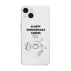 rina_suzuriのもふもふシマエナガ coffee -スマホケース- Soft Clear Smartphone Case