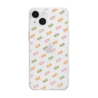 lollyboxのlollybox キャンディ Soft Clear Smartphone Case