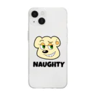 NAUGHTYのNAUGHTY BEARくん ソフトクリアスマホケース