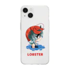 いづのけいのLOBSTER ソフトクリアスマホケース