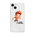 BunnyBloomのJIMMY NEUTRON Soft Clear Smartphone Case