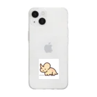 Yurufuwa_Laboの"ツノあるやーつ" Soft Clear Smartphone Case