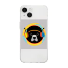 DJ.dogsのDJ.dogs dogs6 Soft Clear Smartphone Case