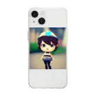 InoMasaの散歩ガール　 Soft Clear Smartphone Case