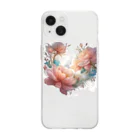 Artistry Blossomsのfantasy Flower Soft Clear Smartphone Case