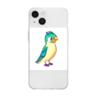 Kuronicoのbird Soft Clear Smartphone Case