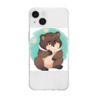 ふぁんたじあのぽんすけ Soft Clear Smartphone Case