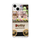 ともきちStoreのダッフィフレンズ Soft Clear Smartphone Case