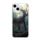 anc90のI'm a robot.20230905 Soft Clear Smartphone Case