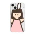 LIKA 線維筋痛症のぴーんちゃん Soft Clear Smartphone Case