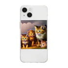 可愛い猫ちゃんの可愛い子猫たち Soft Clear Smartphone Case