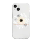 TakaHiro houseの色のない花 Soft Clear Smartphone Case