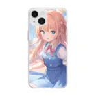 D.M@WORLDの天使のマニー Soft Clear Smartphone Case