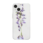 dandelionのふじ Soft Clear Smartphone Case