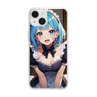 ペロペロ帝国購買部👑のメイドシキちゃん Soft Clear Smartphone Case