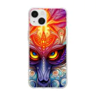 DazzleDashStoreのトト神 Soft Clear Smartphone Case