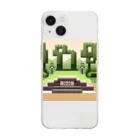 cunissaのドット絵古の祭壇 Soft Clear Smartphone Case