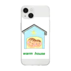 Warm houseのWarm house Soft Clear Smartphone Case