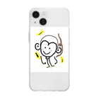 ouhimeのサル Soft Clear Smartphone Case