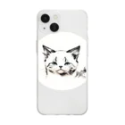 waffle2000のねこさん８ Soft Clear Smartphone Case