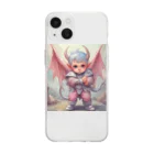 舞七里夜の魔界の子供 Soft Clear Smartphone Case