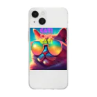 tatuuのShady Cat! Soft Clear Smartphone Case