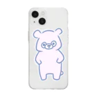 Rutaoの孤独のくまちゃん Soft Clear Smartphone Case