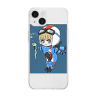 一言に全てを込めて。のオリジナルキャラクターのアイテム Soft Clear Smartphone Case