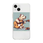 Sing Together のギタわん Soft Clear Smartphone Case