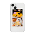 MIPA♥のハロウィン🎃スピッツ Soft Clear Smartphone Case