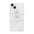 hasamimi shopのはさみみ Soft Clear Smartphone Case