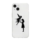 じょいちぃのtear angel Soft Clear Smartphone Case