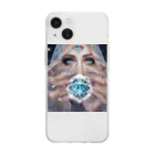 Ri-2のダイヤモンド女性と神秘 Soft Clear Smartphone Case