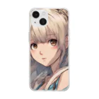 Xmasaの🌸✨限定美少女キャラグッズ✨🌸 Soft Clear Smartphone Case