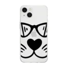 9CATSの猫のシルエットシリーズ from 9CATS Soft Clear Smartphone Case