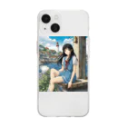 the blue seasonの松井 美穂（まつい みほ） Soft Clear Smartphone Case