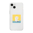 The Triplets Kkittensの三つ子ネコのレモ Soft Clear Smartphone Case