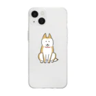 E_Porterのゆる忠犬 Soft Clear Smartphone Case