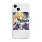 the blue seasonの坂本 真由美（さかもと まゆみ） Soft Clear Smartphone Case