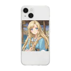 the blue seasonの西川 まりな Soft Clear Smartphone Case