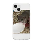 かわいい動物達(*´˘`*)のアフリカヤマネのさくちゃん Soft Clear Smartphone Case