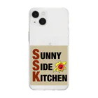 yokayokasのSUNNY SIDE KITCHEN ソフトクリアスマホケース