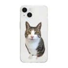 ねこぽてちのポテチくん Soft Clear Smartphone Case