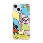 Animaru639のThe Land of Cats-003 Soft Clear Smartphone Case