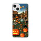 waffle2000のハロウィン風景 Soft Clear Smartphone Case