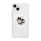 kamono84009の安産犬張り子ちゃん１号 Soft Clear Smartphone Case