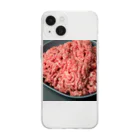 bgengelのひひひひき肉でーす！ Soft Clear Smartphone Case