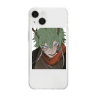 さっぱの龍の男の子 Soft Clear Smartphone Case